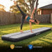 Air Track Powertrain 7m x 1m Inflatable Tumbling Mat Gymnastics - Grey Black Image 9 thumbnail