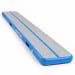 Air Track Powertrain 7m x 1m Inflatable Gymnastics Mat Tumbling - Grey Blue Image 2 thumbnail