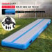 Air Track Powertrain 7m x 1m Inflatable Gymnastics Mat Tumbling - Grey Blue thumbnail