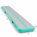 Air Track Powertrain 7m x 1m Inflatable Gymnastics Mat Tumbling - Grey Green Image 3 thumbnail
