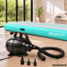 Air Track Powertrain 7m x 1m Inflatable Gymnastics Mat Tumbling - Grey Green Image 15 thumbnail