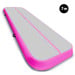 Air Track Powertrain 7m x 1m Inflatable Gymnastics Mat Tumbling - Grey Pink thumbnail