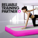 Air Track Powertrain 7m x 1m Inflatable Gymnastics Mat Tumbling - Grey Pink Image 3 thumbnail