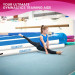 Air Track Powertrain 8m x 1m Inflatable Tumbling Gymnastics Mat - Blue White Image 9 thumbnail