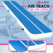 Air Track Powertrain 8m x 1m Inflatable Tumbling Gymnastics Mat - Blue White Image 10 thumbnail