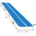 Air Track Powertrain 8m x 1m Inflatable Tumbling Gymnastics Mat - Blue White Image 4 thumbnail