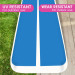 Air Track Powertrain 8m x 1m Inflatable Tumbling Gymnastics Mat - Blue White Image 8 thumbnail