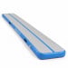 Air Track Powertrain 8m x 1m Inflatable Gymnastics Mat Tumbling - Grey Blue Image 2 thumbnail