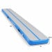 Air Track Powertrain 8m x 1m Inflatable Gymnastics Mat Tumbling - Grey Blue Image 3 thumbnail