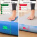 Air Track Powertrain 8m x 1m Inflatable Gymnastics Mat Tumbling - Grey Blue Image 10 thumbnail