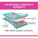 Air Track Powertrain 8m x 1m  Inflatable Gymnastics Mat Tumbling - Grey Green Image 3 thumbnail