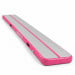Air Track Powertrain 8m x 1m Inflatable Gymnastics Mat Tumbling - Grey Pink Image 2 thumbnail