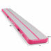 Air Track Powertrain 8m x 1m Inflatable Gymnastics Mat Tumbling - Grey Pink Image 3 thumbnail