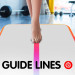 3m x 1m Air Track Tumbling Mat Gymnastics Exercise Inflatable - Rainbow Image 7 thumbnail