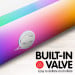 3m x 1m Air Track Tumbling Mat Gymnastics Exercise Inflatable - Rainbow Image 8 thumbnail