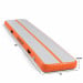 Powertrain 3m x 1m Inflatable Air Track 20cm Thick Gymnastics Exercise Tumbling Mat in Grey Orange with Electric Pump Image 3 thumbnail