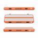 Powertrain 3m x 1m Inflatable Air Track 20cm Thick Gymnastics Exercise Tumbling Mat in Grey Orange with Electric Pump Image 16 thumbnail