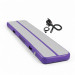 Powertrain 3m x 1m Inflatable Air Track 20cm Thick Gymnastics Exercise Tumbling Mat in Grey Purple with Electric Pump Image 2 thumbnail