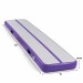 Powertrain 3m x 1m Inflatable Air Track 20cm Thick Gymnastics Exercise Tumbling Mat in Grey Purple with Electric Pump Image 3 thumbnail