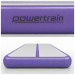 Powertrain 3m x 1m Inflatable Air Track 20cm Thick Gymnastics Exercise Tumbling Mat in Grey Purple with Electric Pump Image 5 thumbnail