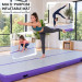 Powertrain 3m x 1m Inflatable Air Track 20cm Thick Gymnastics Exercise Tumbling Mat in Grey Purple with Electric Pump Image 7 thumbnail