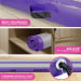 Powertrain 3m x 1m x 20cm Air Track Inflatable Tumbling Mat Gymnastics Exercise Purple Grey Image 9 thumbnail