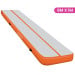 4m x 1m x 20cm Air Track Inflatable Gymnastics Tumbling Mat - Orange Image 2 thumbnail
