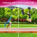 4m x 1m x 20cm Air Track Inflatable Gymnastics Tumbling Mat - Orange Image 5 thumbnail