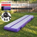 4m x 1m x 20cm Air Track Inflatable Tumbling Mat Gymnastics - Purple Grey thumbnail