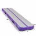 4m x 1m x 20cm Air Track Inflatable Tumbling Mat Gymnastics - Purple Grey Image 3 thumbnail