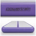 4m x 1m x 20cm Air Track Inflatable Tumbling Mat Gymnastics - Purple Grey Image 5 thumbnail