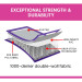 4m x 1m x 20cm Air Track Inflatable Tumbling Mat Gymnastics - Purple Grey Image 5 thumbnail