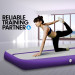 4m x 1m x 20cm Air Track Inflatable Tumbling Mat Gymnastics - Purple Grey Image 10 thumbnail