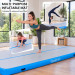 Powertrain 3m x 1m Inflatable Air Track 20cm Thick Gymnastics Exercise Tumbling Mat in Blue with Electric Pump Image 7 thumbnail