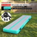 Powertrain 3m x 1m Inflatable Air Track 20cm Thick Gymnastics Exercise Tumbling Mat in Green with Electric Pump thumbnail