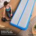Air Track Powertrain 6m x 1m x 20cm Inflatable Gymnastics Tumbling Mat Image 8 thumbnail