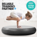 Powertrain 1m Air Track Spot Round Inflatable Gymnastics Tumbling Mat Pump Black Image 2 thumbnail