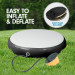 Powertrain 1m Air Track Spot Round Inflatable Gymnastics Tumbling Mat Pump Black Image 6 thumbnail