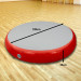 Powertrain 1m Airtrack Spot Round Inflatable Gymnastics Tumbling Mat with Pump - Red Image 8 thumbnail