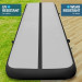 Air Track Powertrain 3m x 1m Inflatable Tumbling Mat Gymnastics - Grey Black Image 5 thumbnail