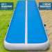 Air Track Powertrain 4m x 1m Inflatable Tumbling Gymnastics Mat - Blue White Image 6 thumbnail