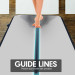 Air Track Powertrain 4m x 1m Inflatable Tumbling Mat Gymnastics - Grey Black Image 4 thumbnail