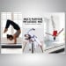 Powertrain 4m x 1m Air Track Inflatable Tumbling Mat Gymnastics - Grey Black Image 8 thumbnail