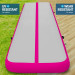 Air Track Powertrain 4m x 2m Gymnastics Mat Tumbling Exercise - Grey Pink Image 5 thumbnail