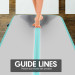 Air Track Powertrain 6m x 2m Gymnastics Mat Tumbling Exercise - Grey Green Image 3 thumbnail