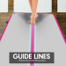 Air Track Powertrain 6m x 2m Gymnastics Mat Tumbling Exercise - Grey Pink Image 3 thumbnail