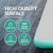 Air Track Powertrain 8m x 1m Inflatable Gymnastics Mat Tumbling - Grey Green Image 4 thumbnail
