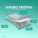 Air Track Powertrain 8m x 1m Inflatable Gymnastics Mat Tumbling - Grey Green Image 5 thumbnail