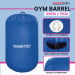 Powertrain Inflatable Air Barrel Gymnastics Roller 120cm x 75cm - Blue PVC Tumbling Mat for Flips & Balance Image 7 thumbnail