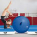 Powertrain Inflatable Air Barrel Gymnastics Roller 120cm x 75cm - Blue PVC Tumbling Mat for Flips & Balance Image 6 thumbnail